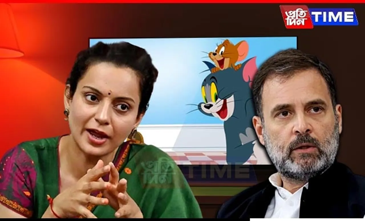 Kangana Aims 'Tom And Jerry' Jibe At Rahul Gandhi Amid Emergency Promotions